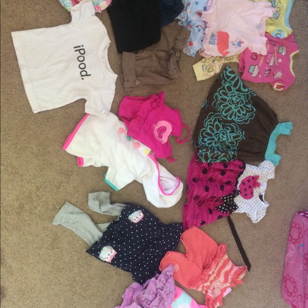 Girls 12 month summer lot